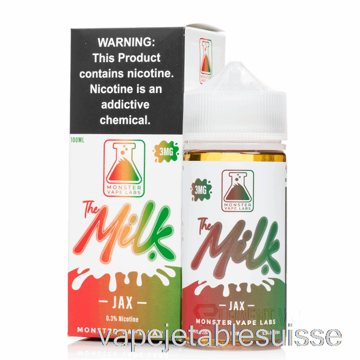 Vape Suisse Jax - Le Lait - 100ml 6mg